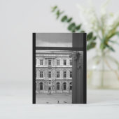 Durch das Fenster Le Louvre Paris Postcard Postkarte (Stehend Vorderseite)
