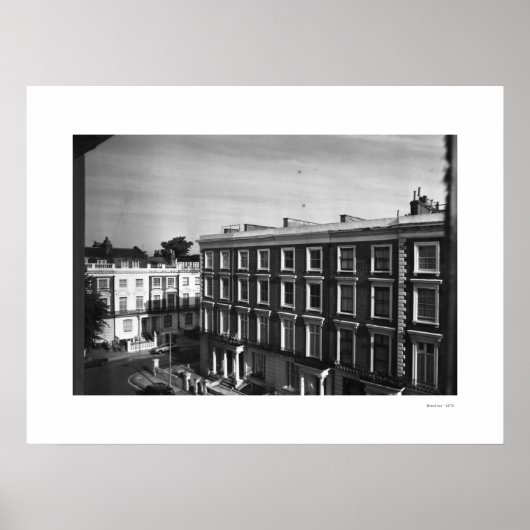 DURCH DAS FENSTER London Fotografy Poster (Vorne)