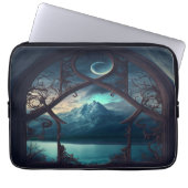 Durch das Fenster "Mondlicht" Laptopschutzhülle (Vorderseite)
