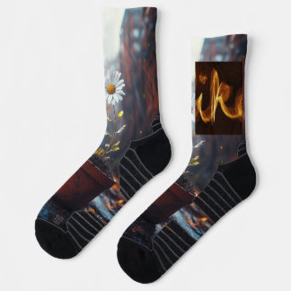 Durch das Feuer blühen Socken