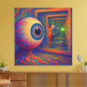 "Durch das Gefängnis" Leinwanddruck (Insitu (Wohnzimmer))