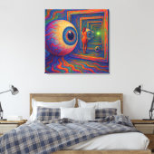 "Durch das Gefängnis" Leinwanddruck (Insitu (Schlafzimmer))