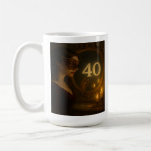 Durch das Glas, Bolkestein: 40. Geburtstags-Tasse Kaffeetasse