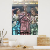 durch das Glas Poster (Küche)