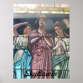 durch das Glas Poster