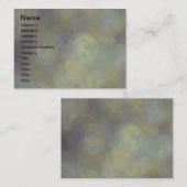 Durch das Glas Visitenkarte (Vorne/Hinten)