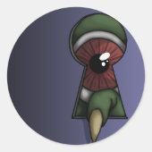 Durch das Keyhole, Aufkleber (Vorderseite)