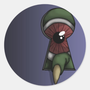 Durch das Keyhole, Aufkleber