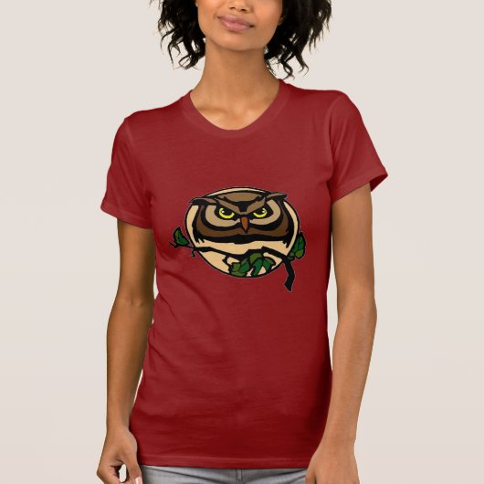 Durch das Licht der Mond-Eule T-Shirt (Vorderseite)