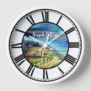 Durch das Licht der silbrigen Mondfarbe Uhr