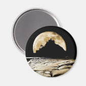 Durch das Licht des Sepia-Mondes Magnet (Vorderseite/Rückseite)