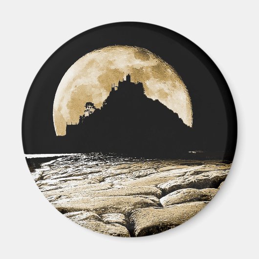 Durch das Licht des Sepia-Mondes Magnet (Vorne)