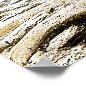 Durch das Licht des Sepia-Mondes Poster (Ecke)