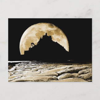 Durch das Licht des Sepia-Mondes Postkarte