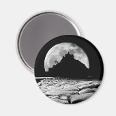 Durch das Licht des silbernen Mondes. Magnet (Vorderseite/Rückseite)