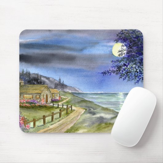 Durch das Licht des silbernen Mondes Mousepad (Mit Mouse)
