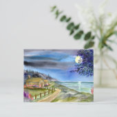 Durch das Licht des silbernen Mondes Postkarte (Stehend Vorderseite)