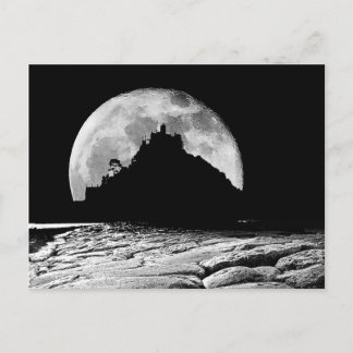 Durch das Licht des silbernen Mondes. Postkarte