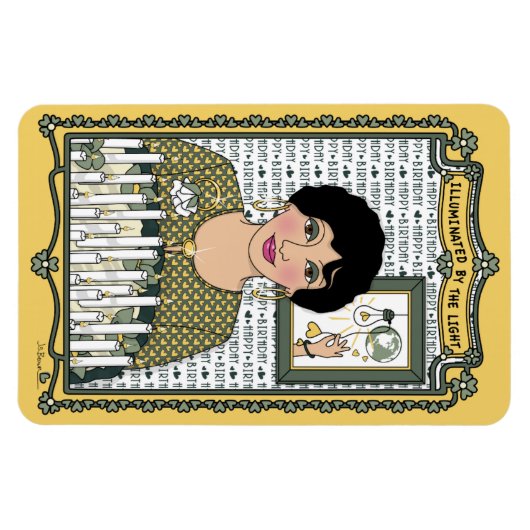 durch das Light_C_4x6 Kühlschrank Magnet beleuchte (Horizontal)