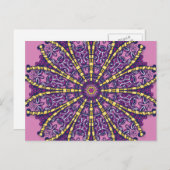 Durch das Loch - Mandala - Postkarte (Vorne/Hinten)