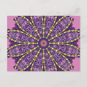 Durch das Loch - Mandala - Postkarte (Vorderseite)