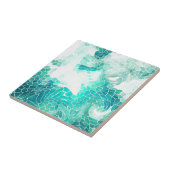 Durch das Meer abstrakter Mosaikdruck Fliese (Seite)