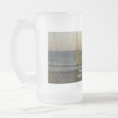 Durch das Meer Hafer Mattierte Tasse (Links)