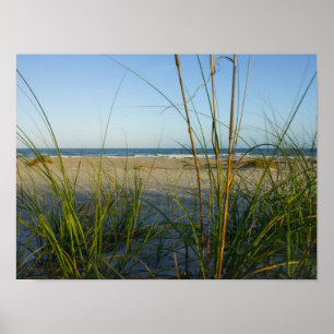 Durch das Meer Hafer Poster