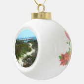 Durch das Meer Keramik Kugel-Ornament (Rechts)