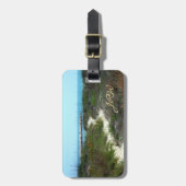 Durch das Meer personalisiert Gepäckanhänger (Vorderseite vertikal)