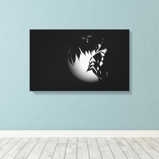 Durch das Mondlicht Leinwanddruck (Insitu (Holzboden))