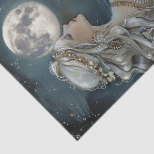 DURCH DAS MOONLIGHT-DECOUPAGE-GEWEBEPAPIER VERBREI SEIDENPAPIER (Ausschnitt)