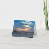 Durch das nebelige Denken Ihrer Karte (Vorderseite)