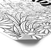 Durch das Puddle Coloring Poster (Ecke)