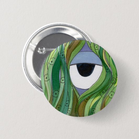 Durch das schauende Gras-Button Button (Vorne & Hinten)