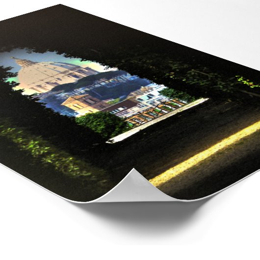 Durch das Schlüsselloch Poster (Ecke)