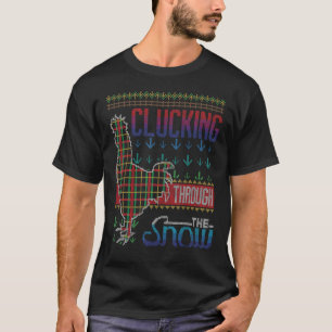 Durch das Schneehuhn klopfen zu Weihnachten T-Shirt