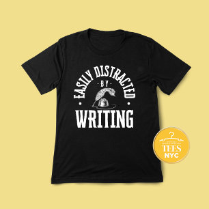 Durch das Schreiben des Autors leicht abgelenkt T-Shirt