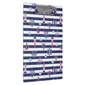 Durch das Seemuster Klemmbrett (Rechts)