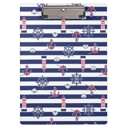 Durch das Seemuster Klemmbrett (Vorderseite)