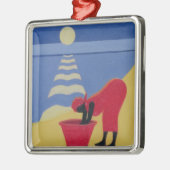 Durch das Seeufer 1998 Silbernes Ornament (Links)