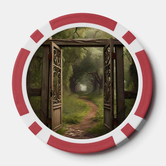 "Durch das Tor" Pokerchips (Rückseite)