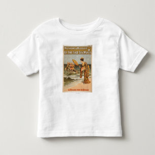 Durch das traurige Meer bewegt "Mitteilung von Kleinkind T-shirt