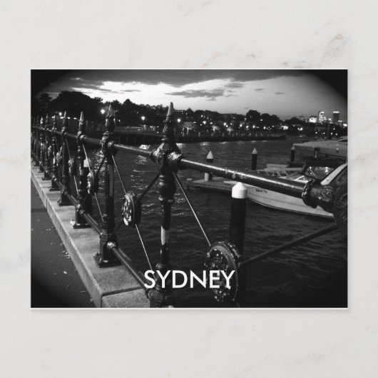 Durch das Wasser Postkarte (Vorderseite)