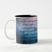 Durch das Wasser Zweifarbige Tasse (Links)