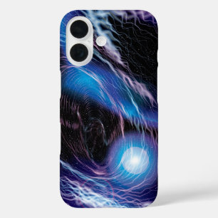 Durch das Wurmloch iPhone 16 Hülle