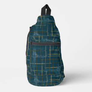 Durch das Zusammenwirken von Linien und Formen ent Crossbody Bag