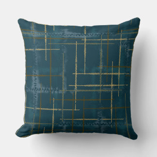 Durch das Zusammenwirken von Linien und Formen ent Kissen