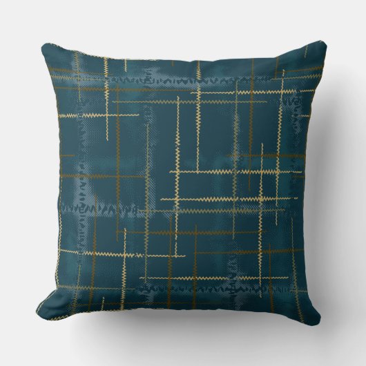 Durch das Zusammenwirken von Linien und Formen ent Kissen (Vorderseite)