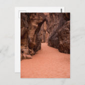 Durch den Canyon Postkarte (Vorne/Hinten)